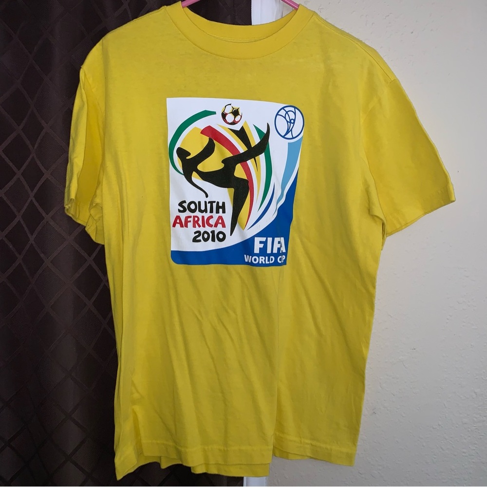 Adidas 2014 Fifa World Cup Yellow Graphic T-shirt